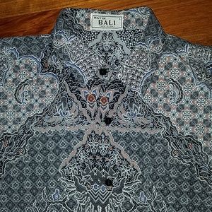 Luxe Bali Batik Button Tee Shirt (3)